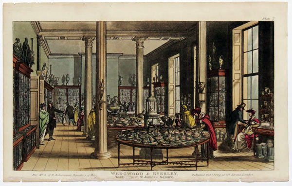 Салон порцеляни Веджвуд у Лондоні на початку ХІХ ст. Джерело зображення: http://www.grosvenorprints.com/stock_detail.php?ref=27054