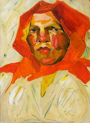 Гегамян. Мадонна у червоному. 1970 р.