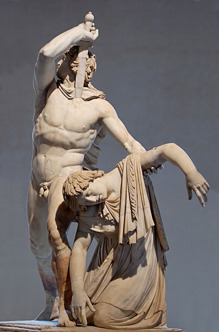 Галл, що вбиває дружину і себе ("Галл Лудовізі")Римська копія ІІ ст. н. е.Національний Римський музей. Палаццо Альтемпс